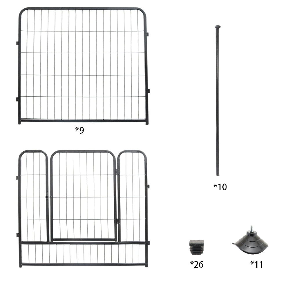 Pet Play Pen Dog Playpen Dog Fence 10 Panels