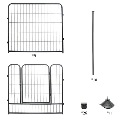 Pet Play Pen Dog Playpen Dog Fence 10 Panels
