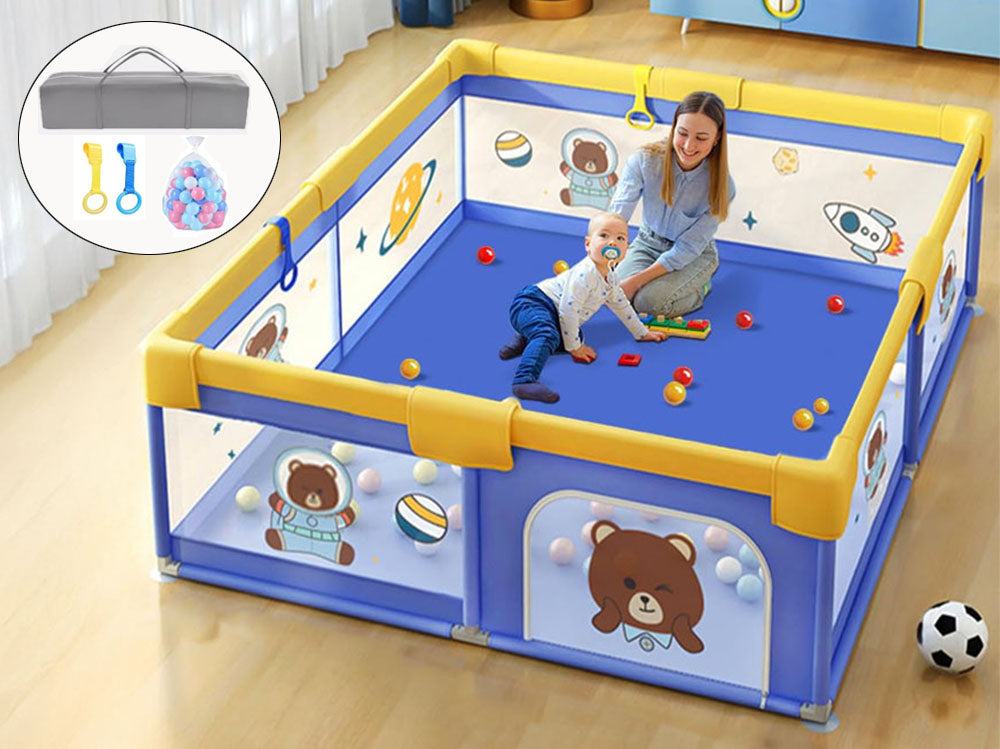 Portable Baby Playpen Fence Gate Wall Fence Barrier