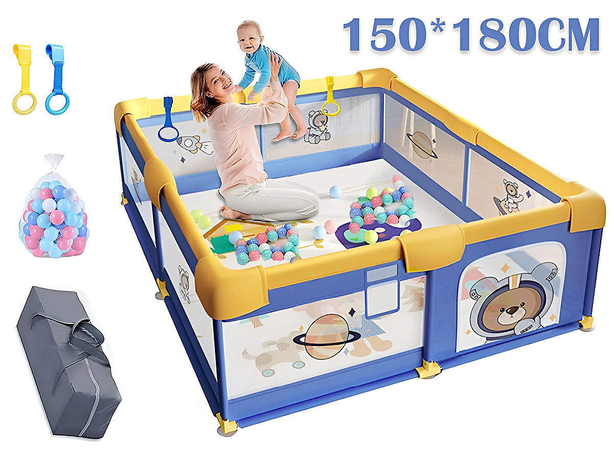 Portable Baby Playpen Fence Gate Wall Fence Barrier