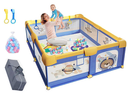 Portable Baby Playpen Fence Gate Wall Fence Barrier