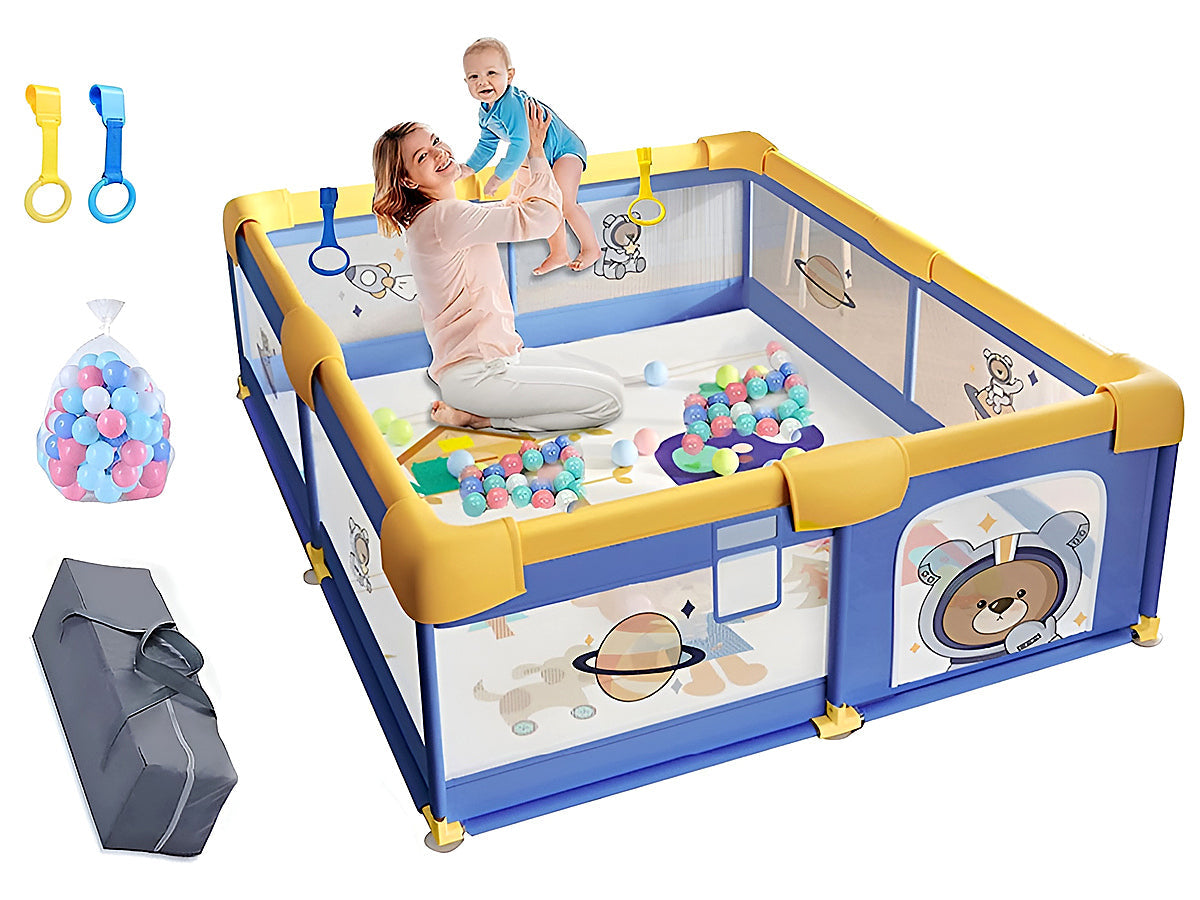 Portable Baby Playpen Fence Gate Wall Fence Barrier