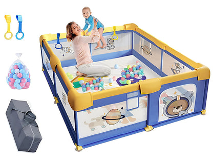 Portable Baby Playpen Fence Gate Wall Fence Barrier
