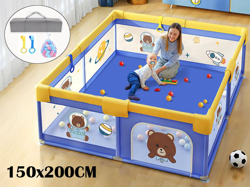 Portable Baby Playpen Fence Gate Wall Fence Barrier