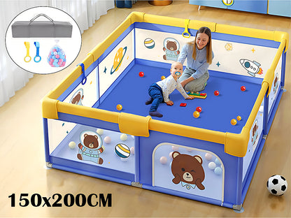 Portable Baby Playpen Fence Gate Wall Fence Barrier