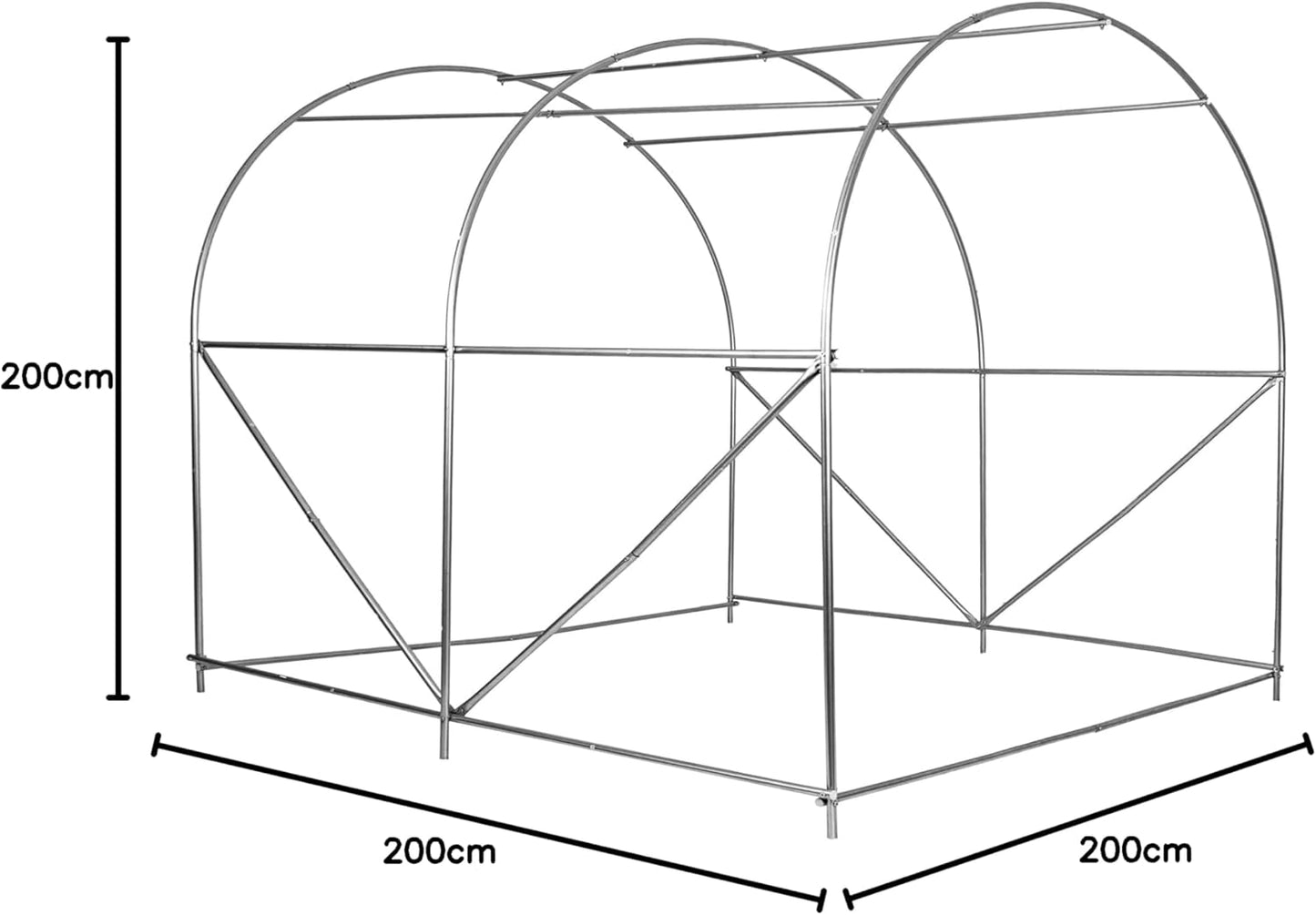 Greenhouse 2x2x2m