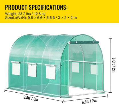 Greenhouse 3x2x2m