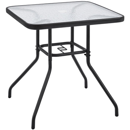 27.5'' Outdoor Coffee Table Patio Square Bistro Table