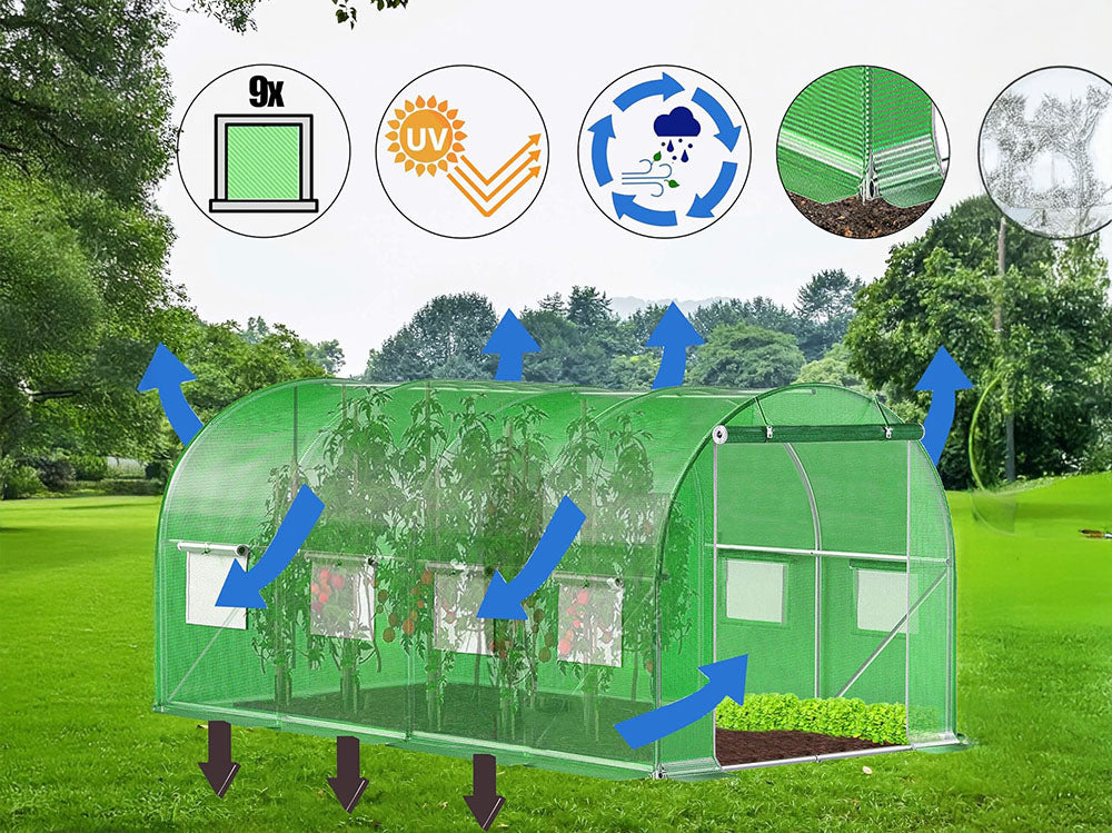 Greenhouse Tunnel Shed 4x2x2m