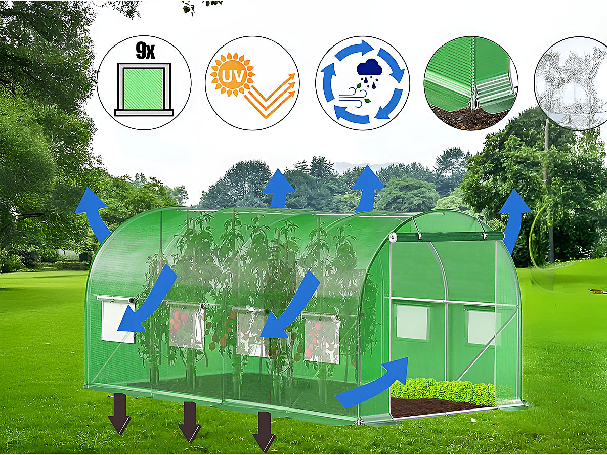 Greenhouse Tunnel Shed 4x2x2m
