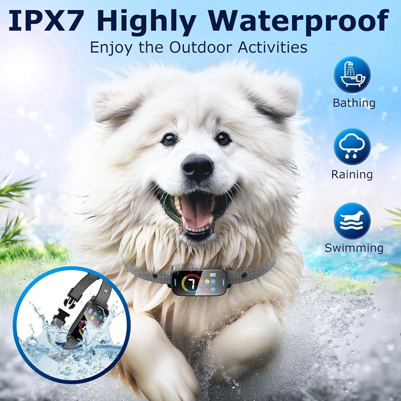 Dog Bark Collar Rechargeable Dog Training Collar