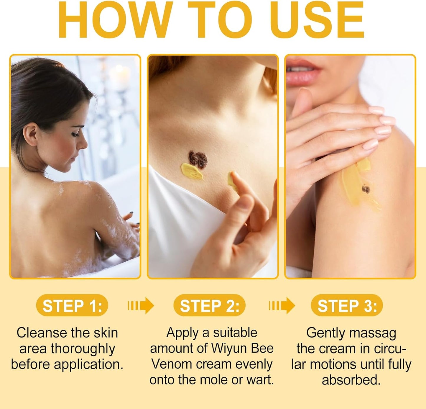 Bee Venom Moles and Warts Removal Cream