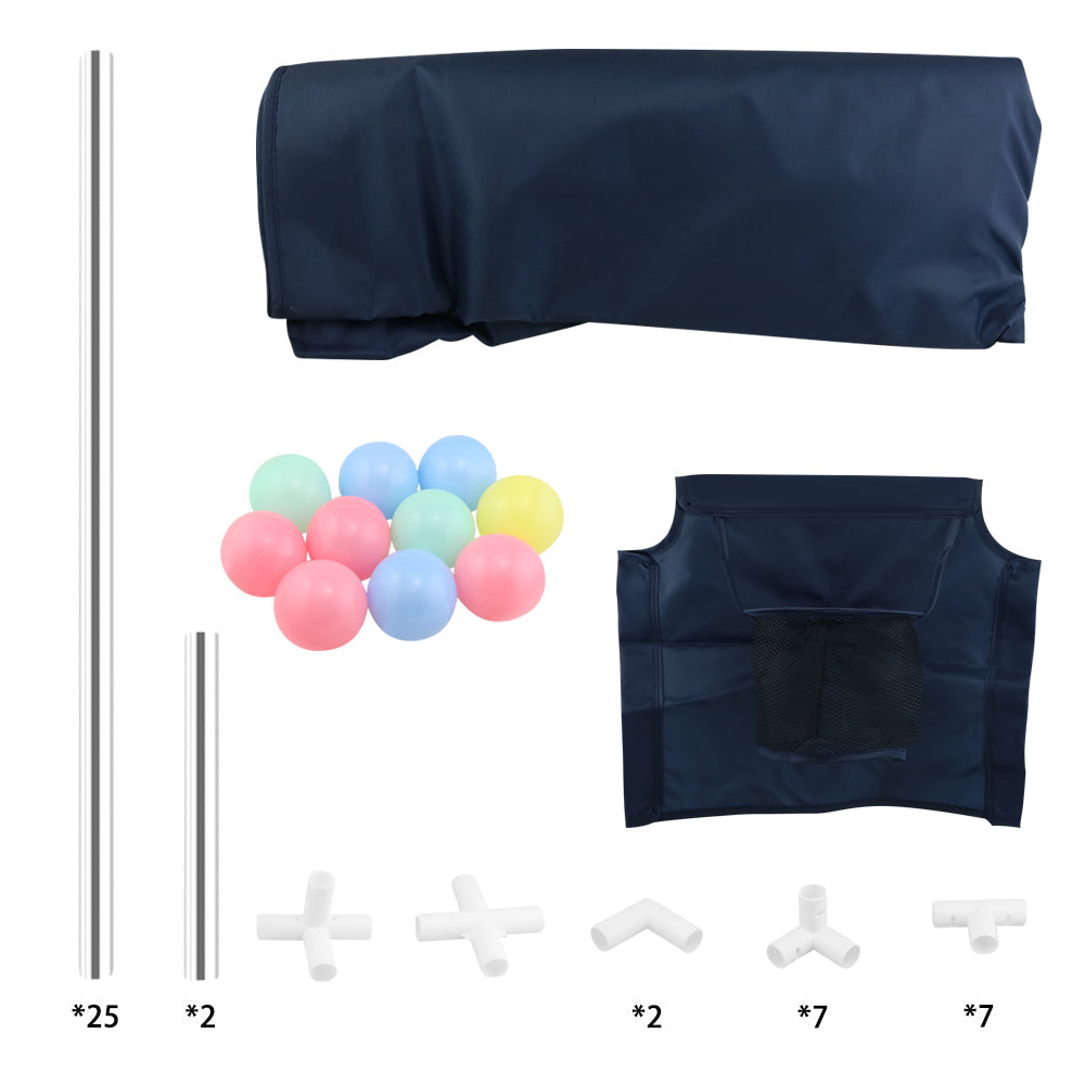 Portable Baby Playpen Fence Gate Wall Fence Barrier Play Gym Mat 125cm