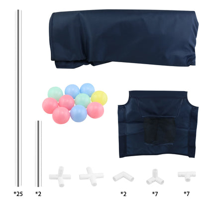 Portable Baby Playpen Fence Gate Wall Fence Barrier Play Gym Mat 125cm