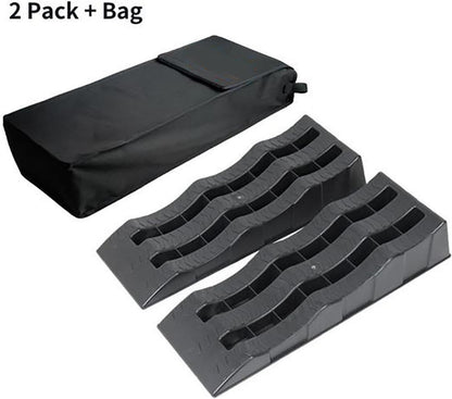 2PCS RV Leveling Blocks Camper Wheel Chocks Ramp