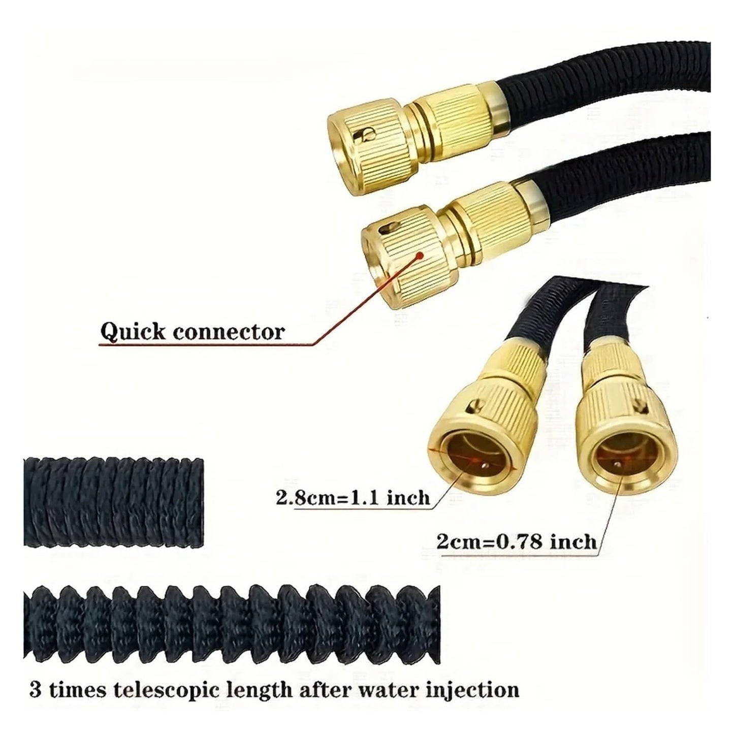 Universal Garden Hose Expandable 75ft