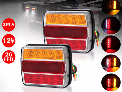 LED Trailer Tail lights Kit Submersible