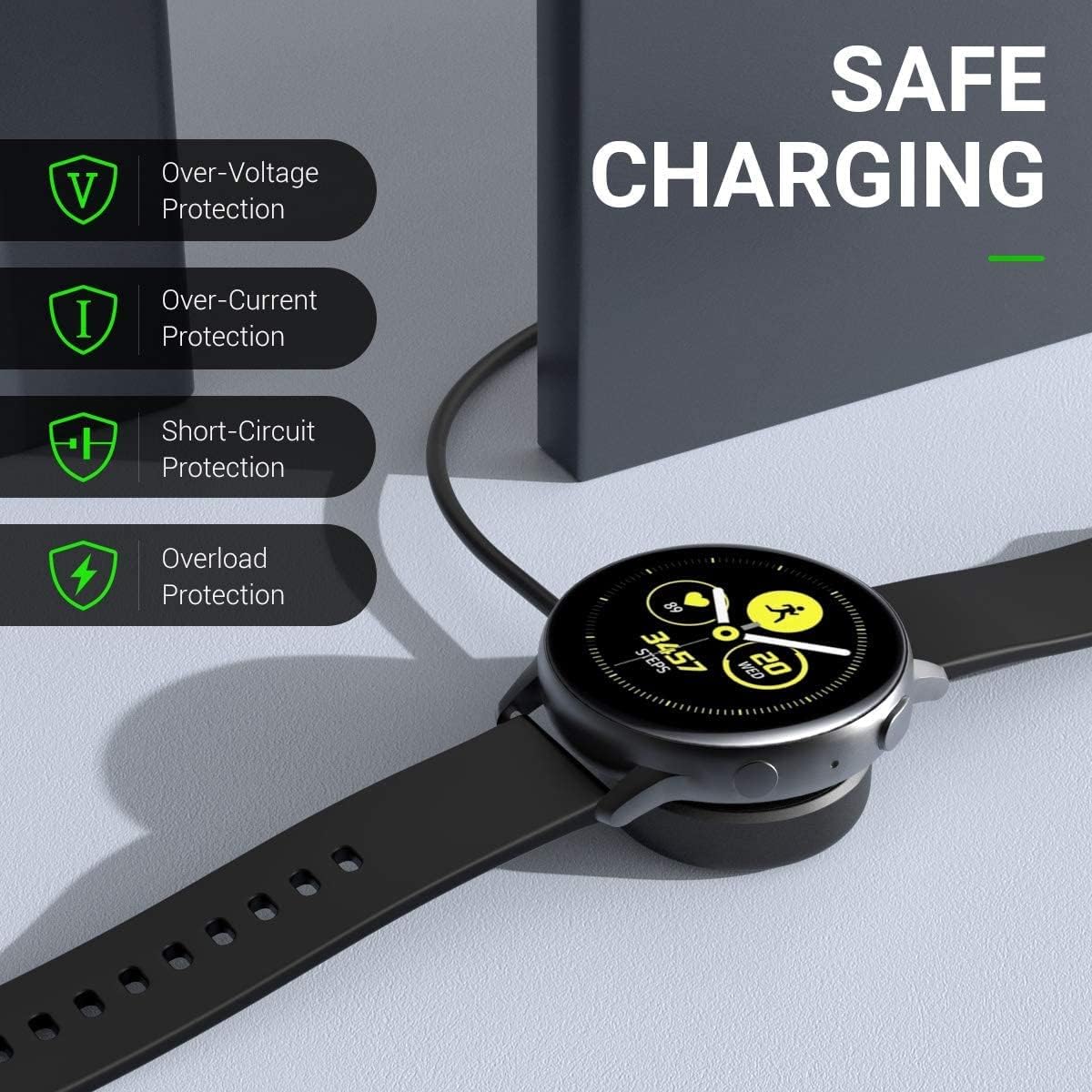 Samsung Watch Charger For Watch 3 4 5 Active 1 2 3