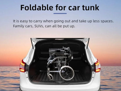 Folding Transit Wheelchair Lightweight