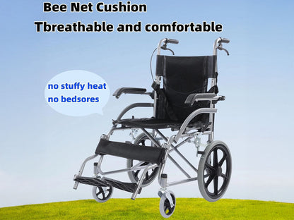 Folding Transit Wheelchair Lightweight