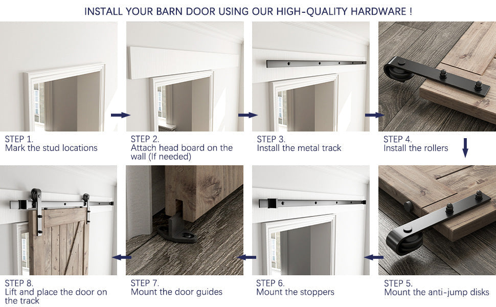 Barn door Hardware 2M Single Door
