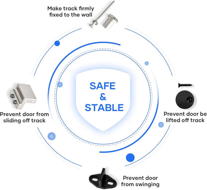 Barn door Hardware 3.6M Double Door