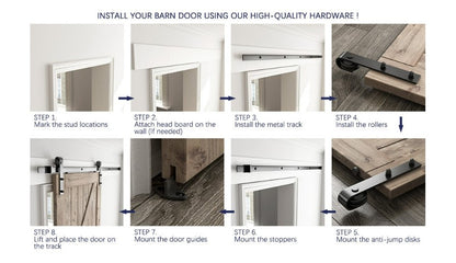 Barn door Hardware 4M Double Door