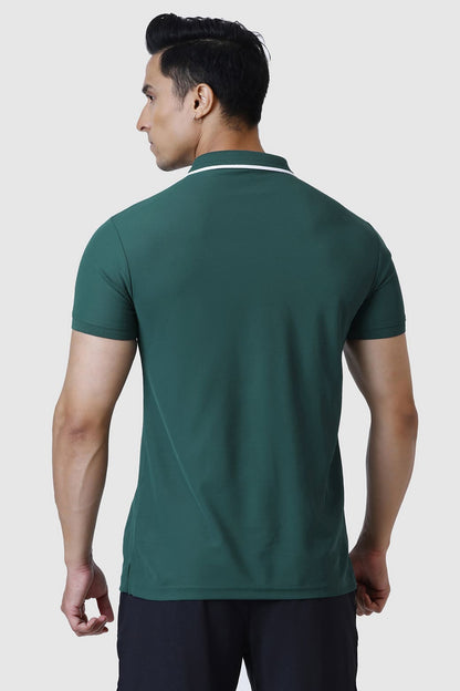 Stride Polo T-shirt Green