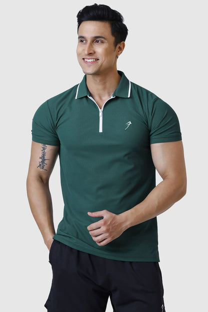 Stride Polo T-shirt Green