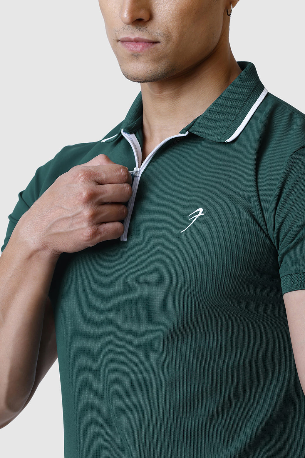Stride Polo T-shirt Green