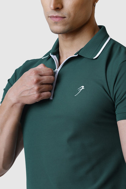 Stride Polo T-shirt Green