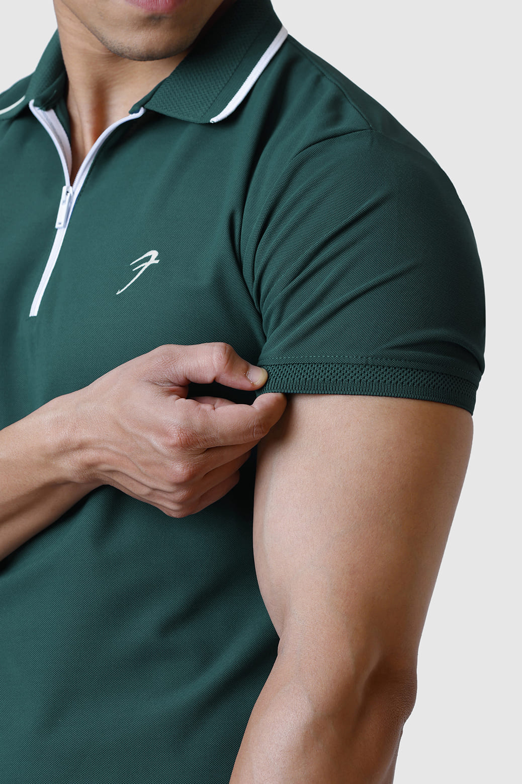 Stride Polo T-shirt Green