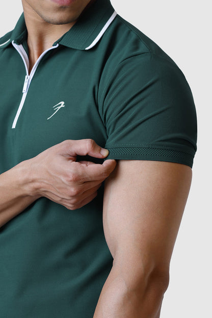 Stride Polo T-shirt Green