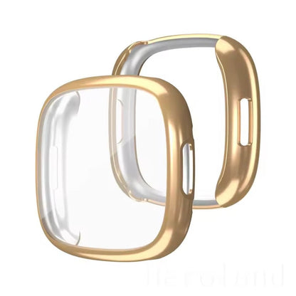 Protective Case for Fitbit Versa 4 (Gold)