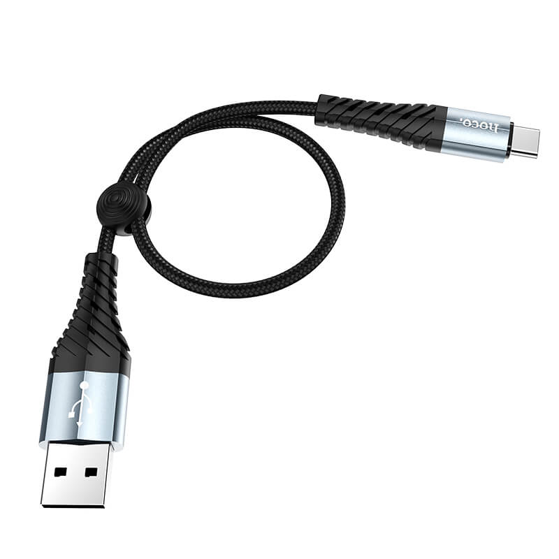 Hoco Cool Charging Data Cable USB-A to Type-C 0.25m X38