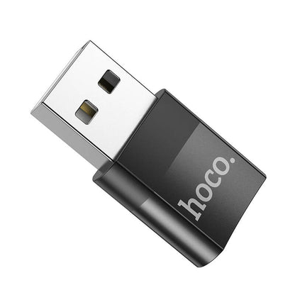 Hoco USB Male to Type-C Female USB2.0 Adapter UA17