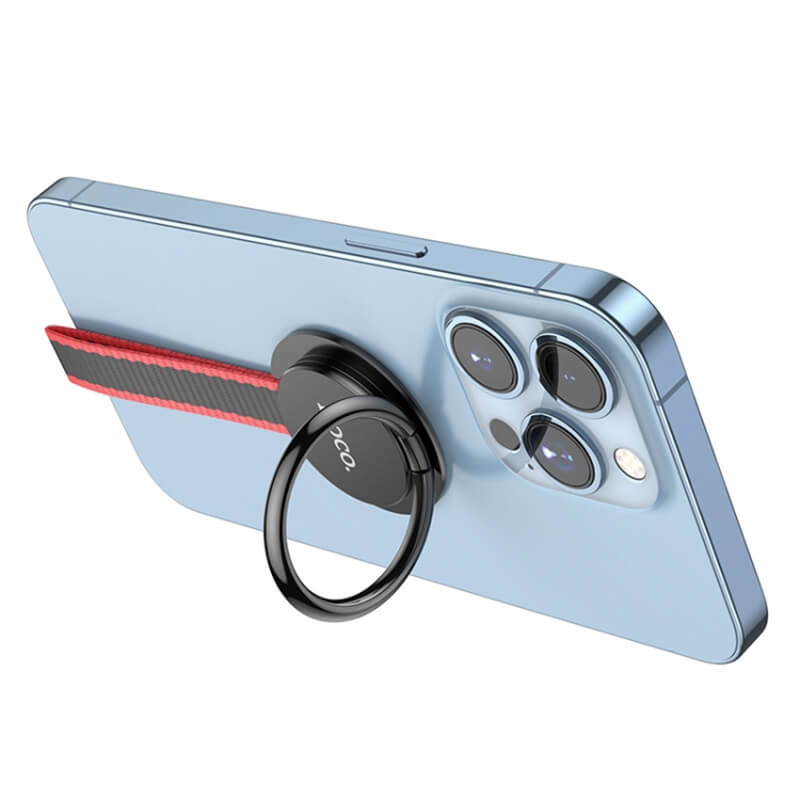 Hoco 360° Rotatable Phone Ring Holder Grip with Anti Drop Strap GM105
