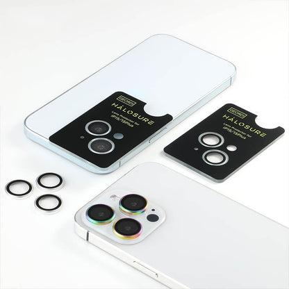 Suitable for Phone Series Halosure Multicolor Tempered Glass Individual Camera Lens Protector