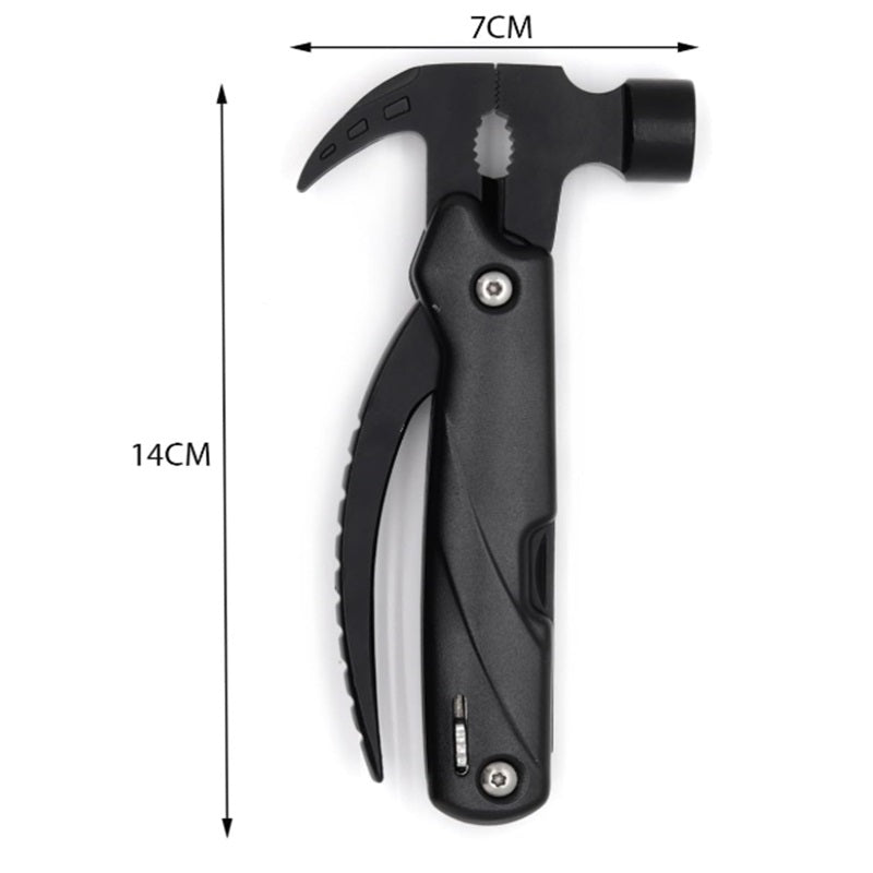 Multitool-12 in 1 Camping Tools with Mini Hammer