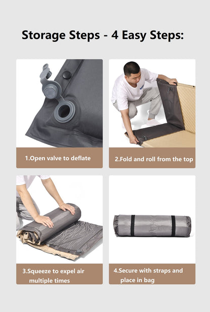 Self-Inflating Mattress – Double Size | Outdoor & Home Use
