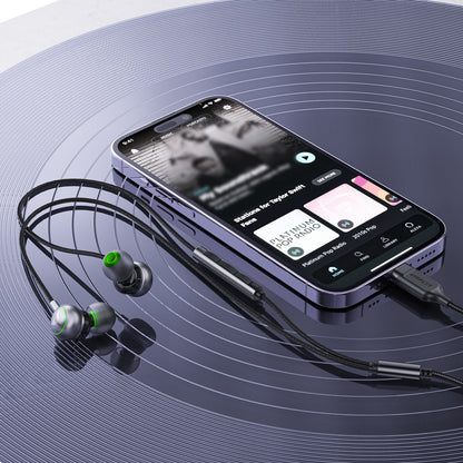 Acefast USB-C Lightweight Noise-Canceling Microphone Wired Earphones L5