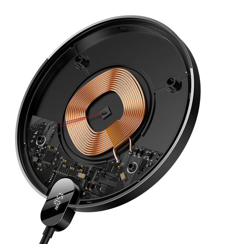 Baseus Digital LED Display Gen 2 Wireless Charger 15W W526