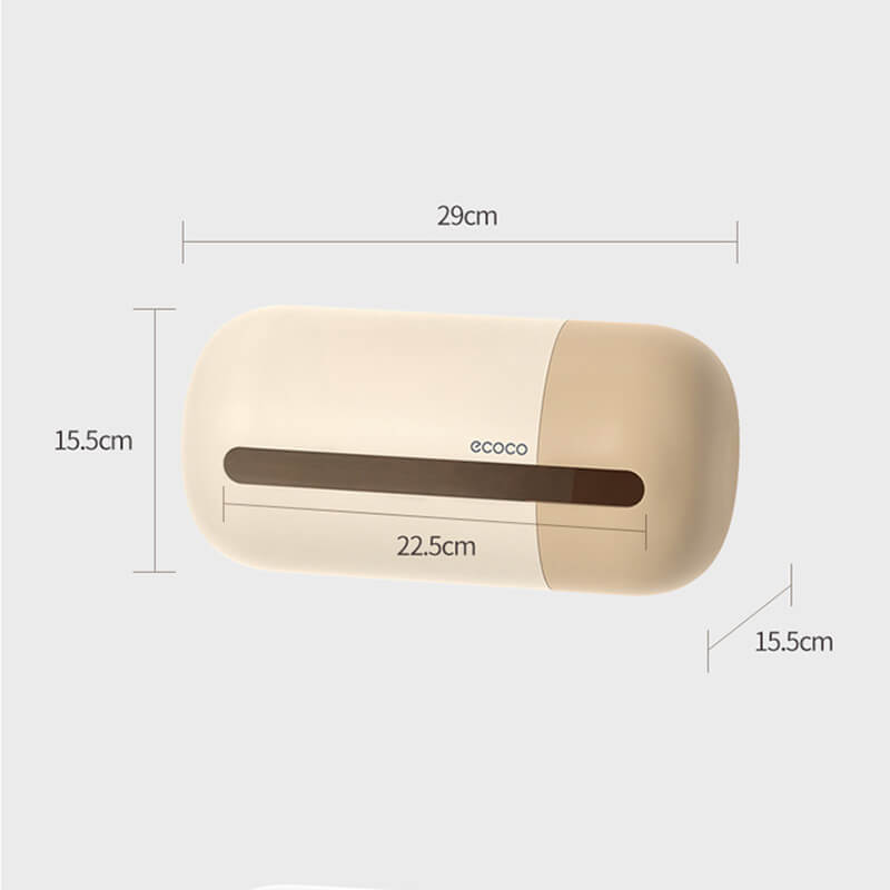 Mobie Wall Mount Paper Towel Holder with Free Reusable Cleaning Cloths E24155