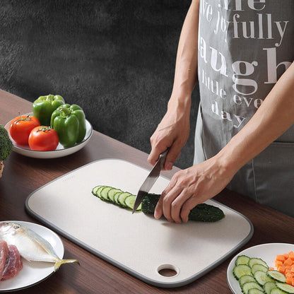 Mobie Antibacterial Wheat Straw Cutting Board Knife Friendly Eco Kitchen Board E1805