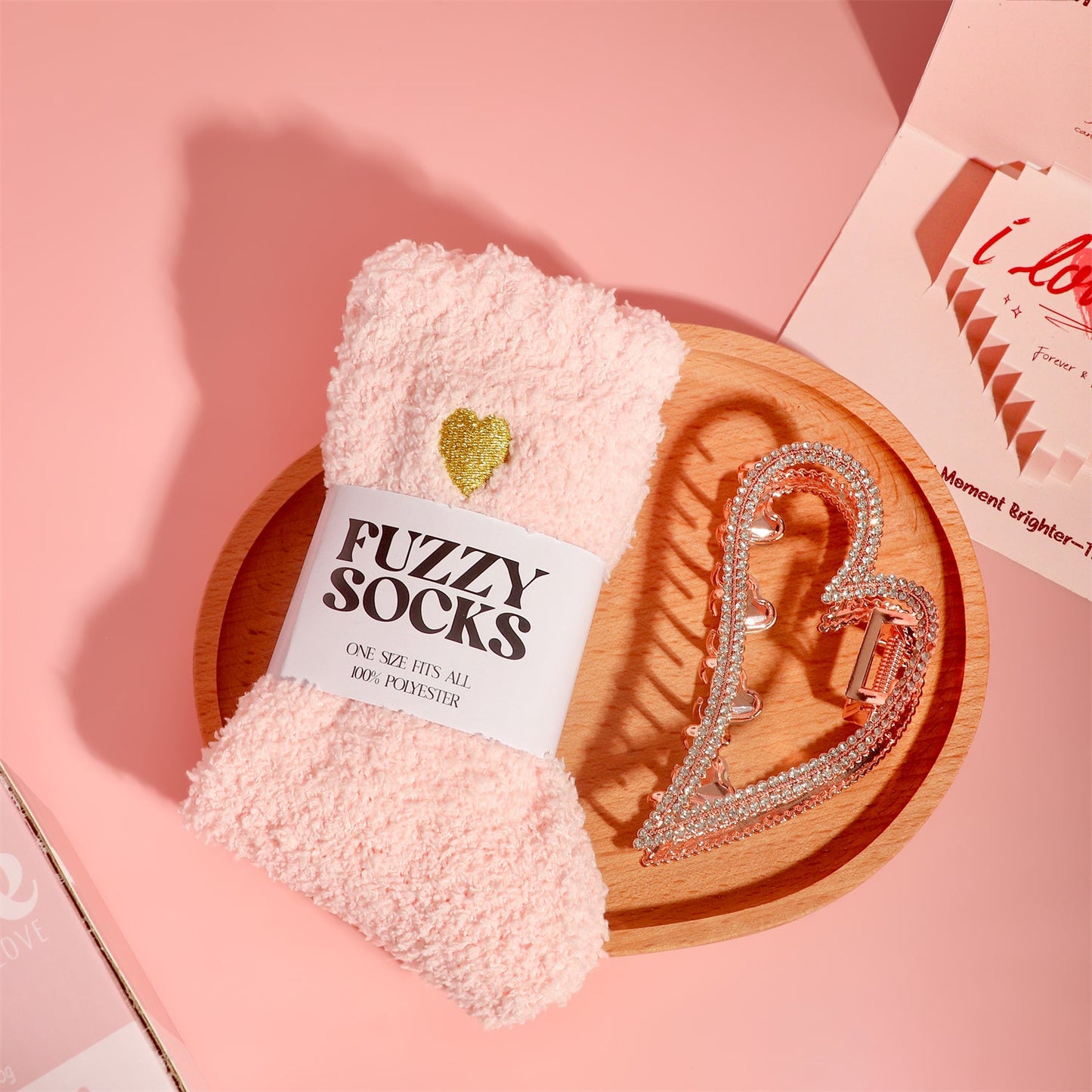 Pink Aroma Candle Bath Gift Box