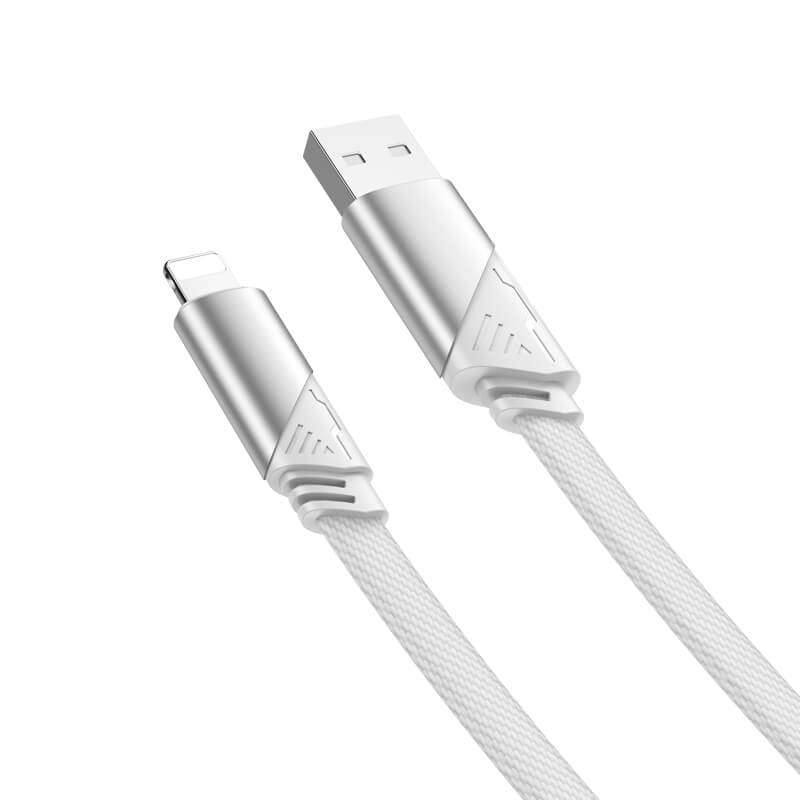 Hoco Braided Lighting to USB-A 2.4A Charging Data Cable 1.2m U119