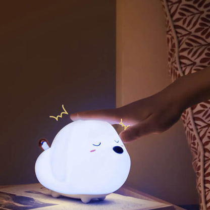 Baseus Adorable Dog Silicone RGB Mode Night Pat Light DGAM-B02