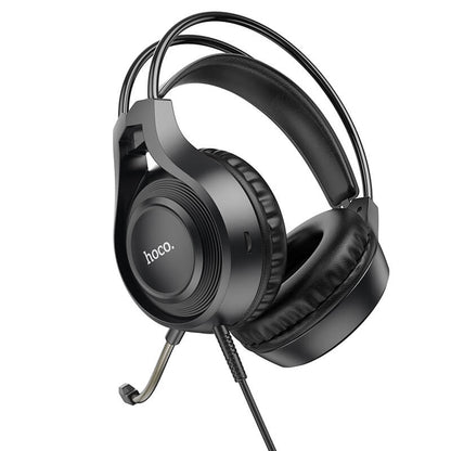 Hoco Tiger 50mm Immersive Gaming Headset with Mic for PC Mobile W106