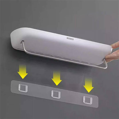 Mobie No Drill Bathroom Shelf Drainage Rack Towel Holder E1923