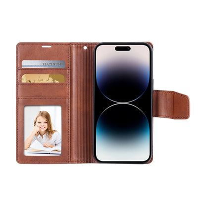 Suitable for Phone Models Hanman Miro Leather 2-in-1 Wallet Case with Magnetic Back